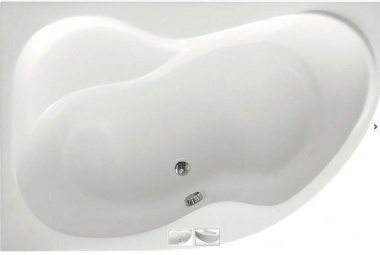 Aqualine rohová vana  Cidlina 150x105 levá G3618