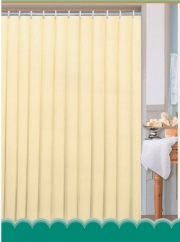Aqualine sprchový závěs 180x180cm 0201103 BE, 100% polyester, jednobarevný béžový