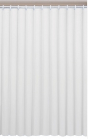 Aqualine koupelnový závěs 180x200cm, vinyl, bílý 0201004 B