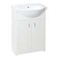 Multi skříňka s umyvadlem Simple 55cm, bílá SIMPLE55WH