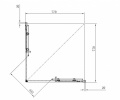 sprchový kout Anima TEX čtverec 80x80cm SIKOTEXQ80CRT